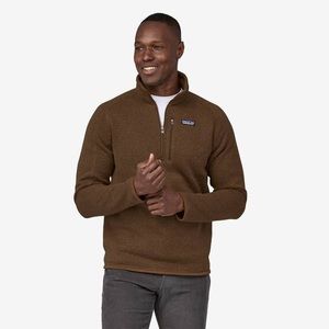 Patagonia Men’s Better Sweater- 1/4 Zip- Color: Moose Brown
